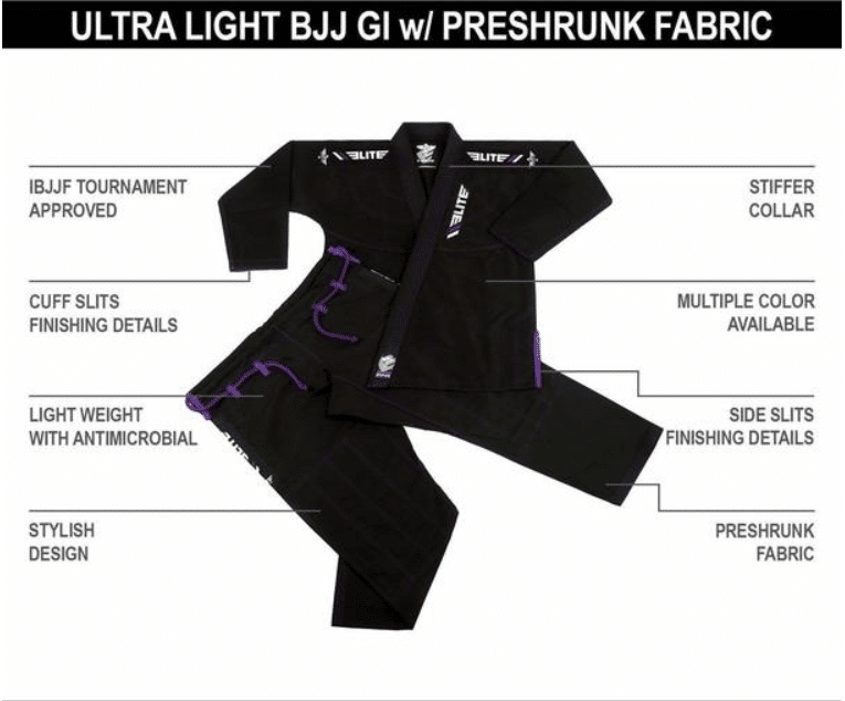 Elite Sports Gi Size Chart